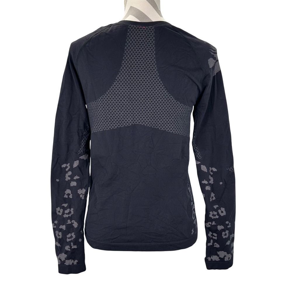Obermeyer Glaze Long Sleeve Base Layer Ski Top Black V Neck Performance M - Picture 3 of 8